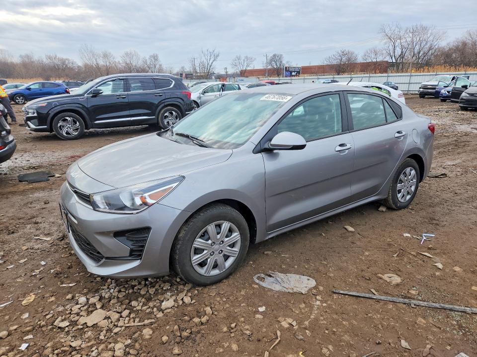 2023 Kia Rio VIN 3KPA24AD1PE588211 COPART salvage auction — HAIL, Il - Salvage Certificate, sold $5,200 on 2026-08-03 (photo 1)