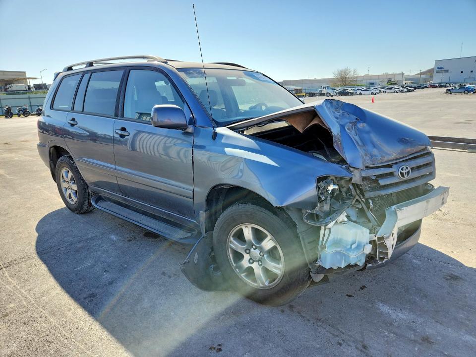2007 Toyota Highlander VIN JTEHP21A870205007 COPART salvage auction — FRONT END, OK - CERT OF TITLE-SALVAGE, sold $675 on 2026-07-24 (photo 4)