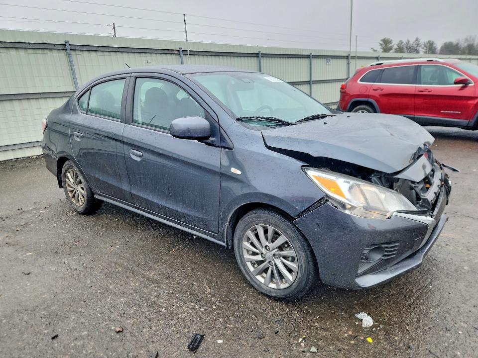 2024 Mitsubishi Mirage VIN ML32FUFJ1RHF12479 COPART salvage auction — FRONT END, PA - CERTIFICATE OF SALVAGE, sold $1,800 on 2026-07-28 (photo 4)