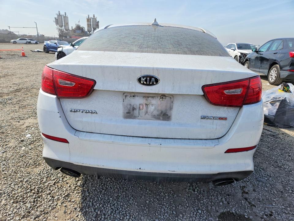 2015 Kia Optima VIN 5XXGR4A62FG515913 COPART salvage auction — FRONT END, Ca - Dis/Dlr/Exp Only Clean Title, sold $1,250 on 2026-07-17 (photo 6)