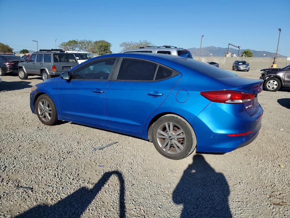 2018 Hyundai Elantra VIN KMHD84LF1JU554171 COPART salvage auction — FRONT END, Ca - Dis/Dlr/Exp Only Clean Title, sold $1,300 on 2026-07-03 (photo 2)