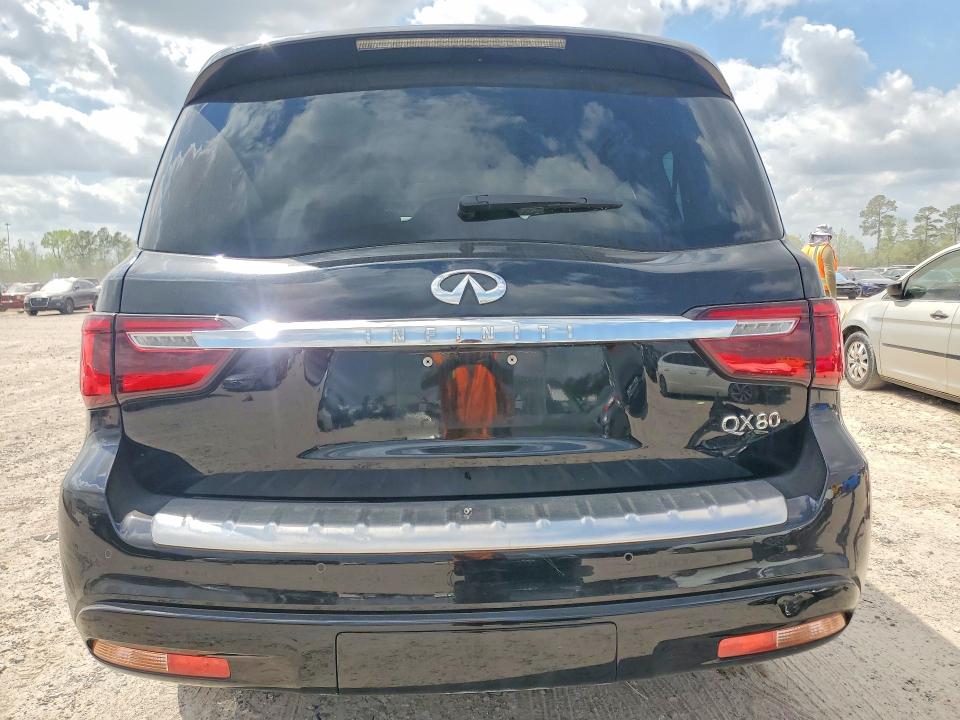 2018 Infiniti Qx80 VIN JN8AZ2NF4J9660840 COPART salvage auction — FRONT END, Tx - Salvage Vehicle Title, sold $4,550 on 2026-07-28 (photo 6)