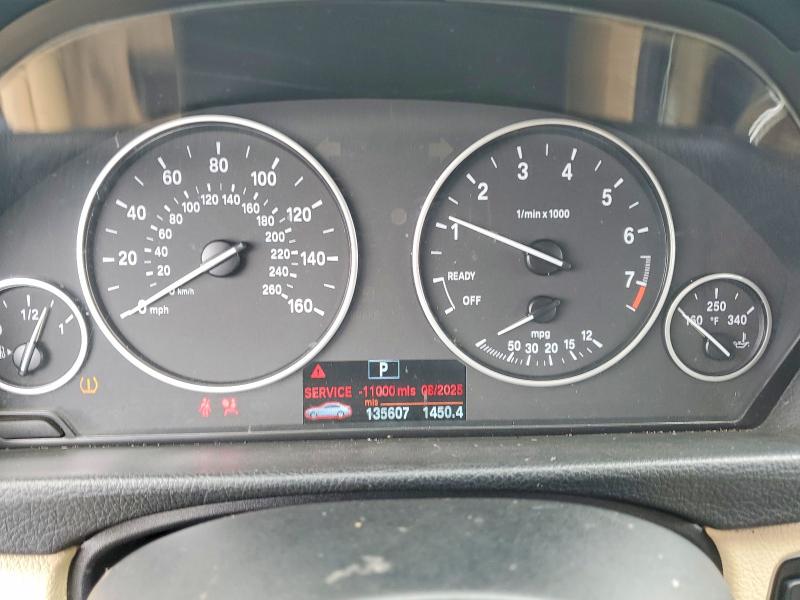 2013 BMW 3 series VIN WBA3B1C52DK128624 COPART salvage auction — FRONT END, HI - CERTIFICATE OF SALVAGE, sold $2 on 2026-07-17 (photo 9)