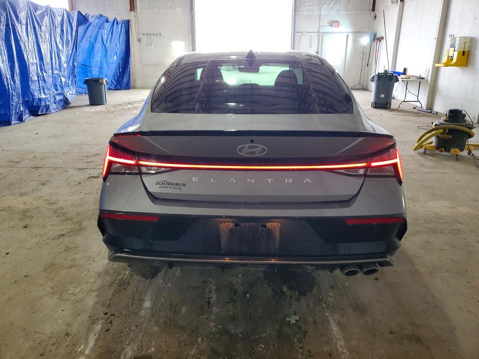 2025 Hyundai Elantra VIN KMHLR4DFXSU935042 COPART salvage auction — FRONT END, Ky - Cert Of Title-Salvage, sold $7,600 on 2026-07-13 (photo 6)
