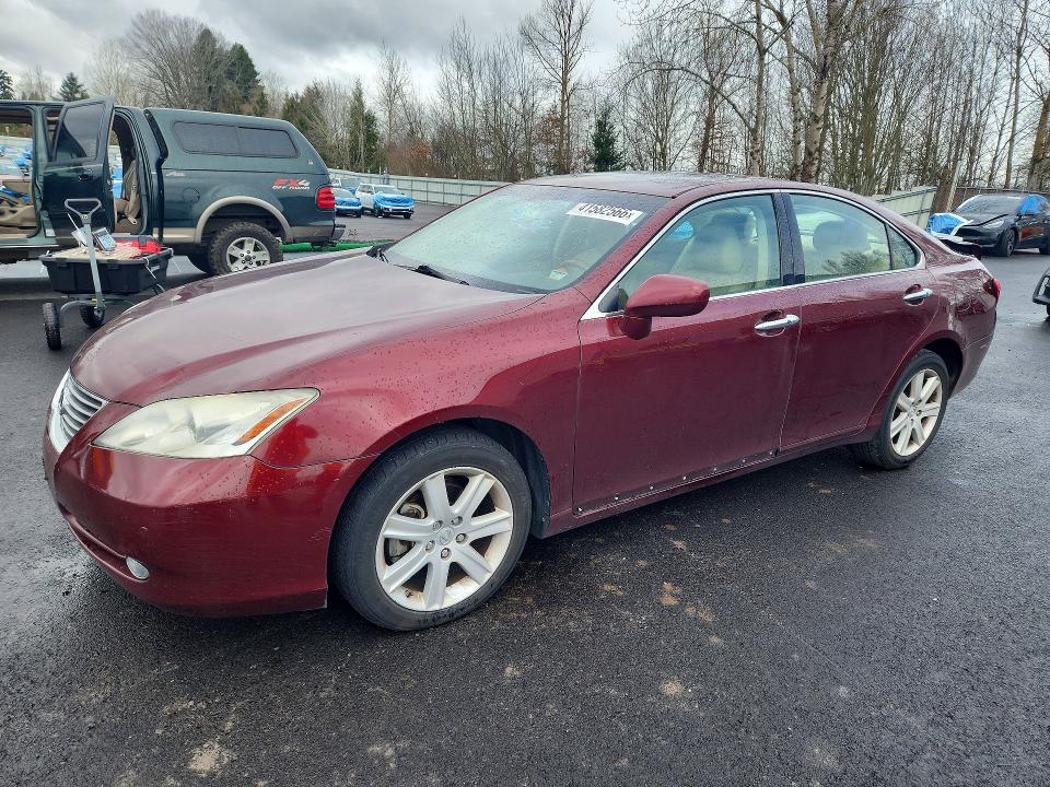 2008 Lexus ES VIN JTHBJ46G982159213 COPART salvage auction — REAR END, Or - Salvage Title Certificate, sold $1,100 on 2026-07-20 (photo 1)