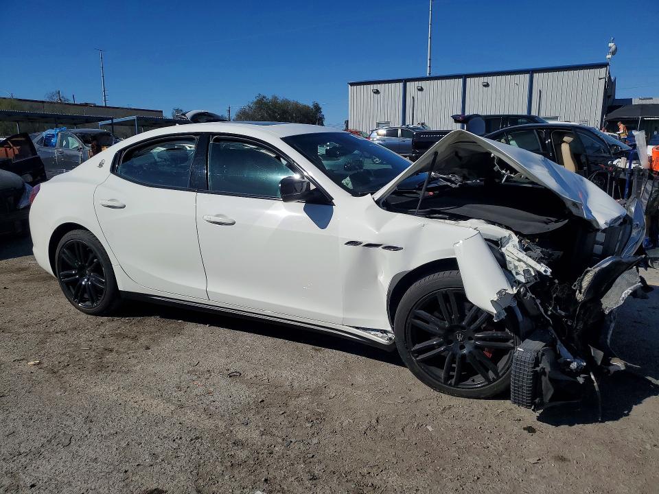 2019 Maserati Ghibli VIN ZAM57XSA4K1325128 COPART salvage auction — FRONT END, Nv - Salvage Title, sold $325 on 2026-07-16 (photo 4)