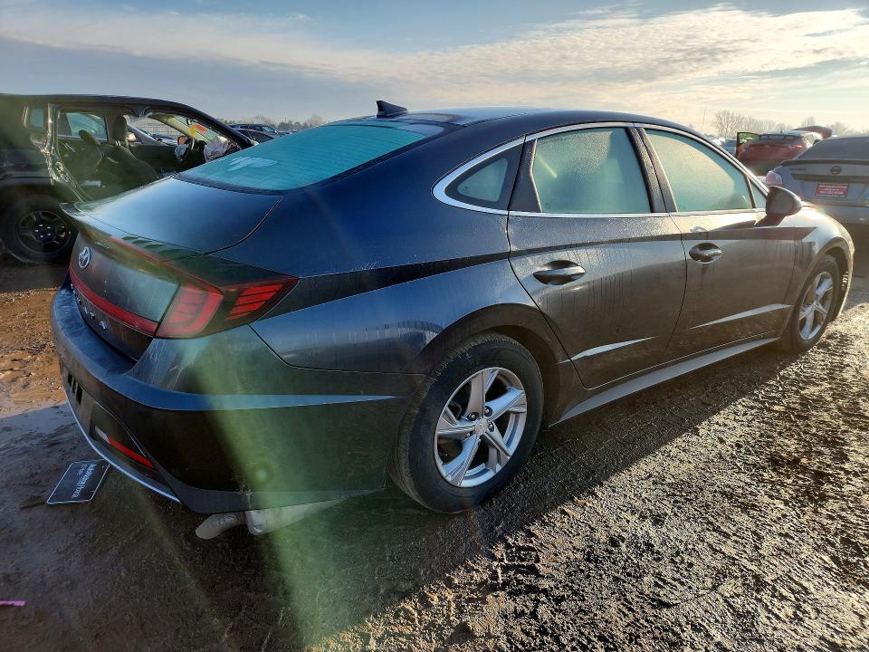 2020 Hyundai Sonata VIN 5NPEG4JA8LH012873 COPART salvage auction — FRONT END, Il - Salvage Certificate, sold $2,400 on 2026-07-21 (photo 3)