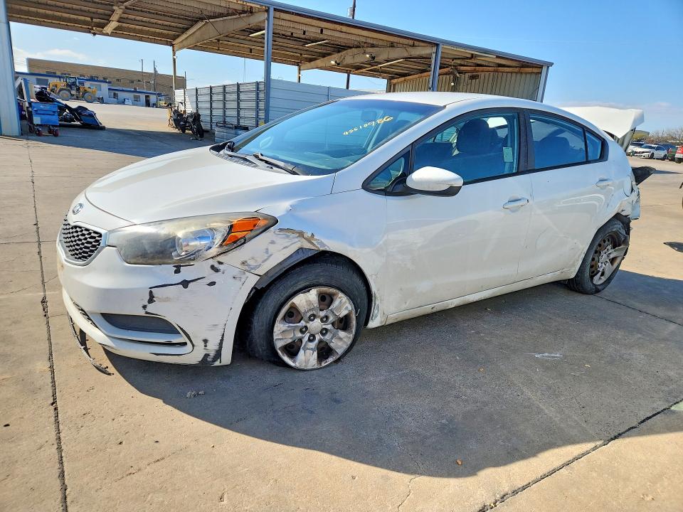 2016 Kia Forte VIN KNAFK4A63G5507869 COPART salvage auction — REAR END, Tx - Salvage Vehicle Title, sold $600 on 2026-07-13 (photo 1)
