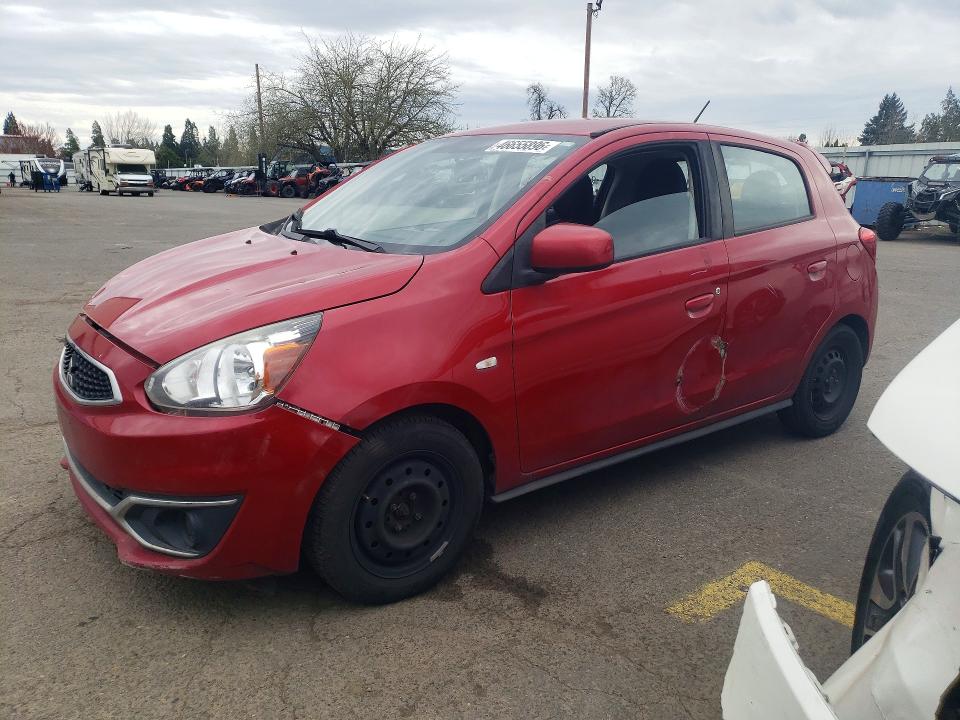 2017 Mitsubishi Mirage VIN ML32A3HJ9HH012166 COPART salvage auction — SIDE, Or - Salvage Title Certificate, sold $775 on 2026-07-20 (photo 1)