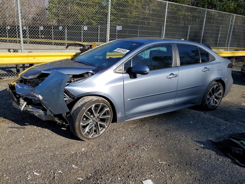2021 Toyota Corolla VIN 5YFS4MCE1MP091691 COPART salvage auction — FRONT END, Md - Cert Of Salvage > 75% Damage, sold $225 on 2026-07-24 (photo 1)