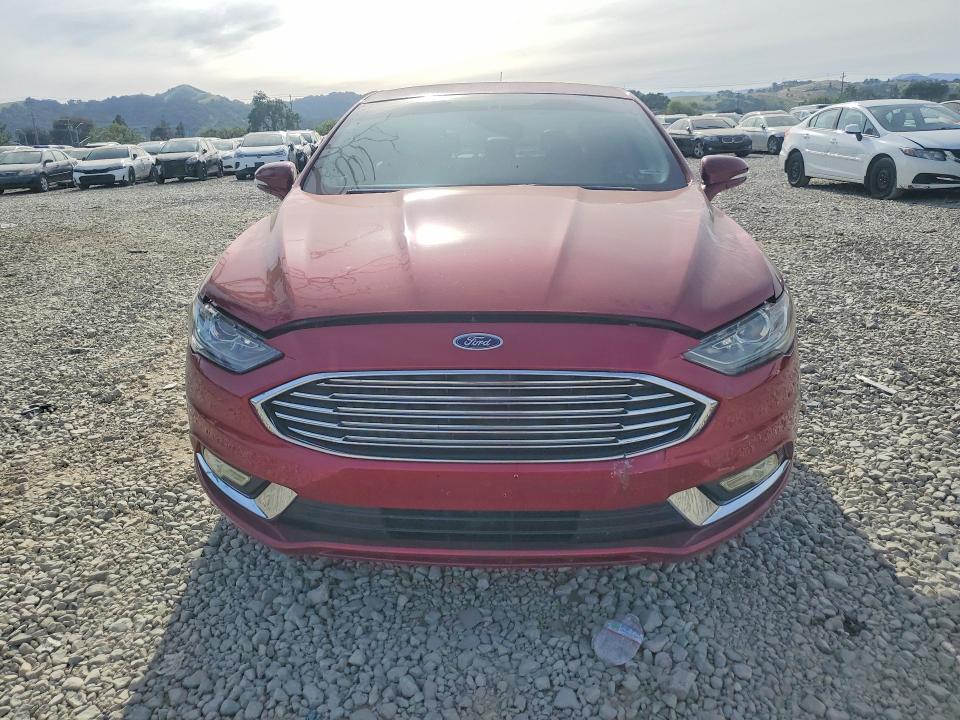 2017 Ford Fusion VIN 3FA6P0PU9HR276189 COPART salvage auction — VANDALISM, Ca - Salvage Certificate, sold $875 on 2026-07-02 (photo 5)