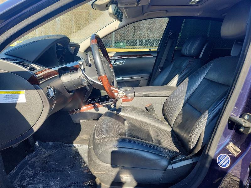 2013 Mercedes-benz S class VIN WDDNG9EB1DA523646 COPART salvage auction — REAR END, MD - CERT OF SALVAGE > 75% DAMAGE, sold $850 on 2026-07-28 (photo 7)