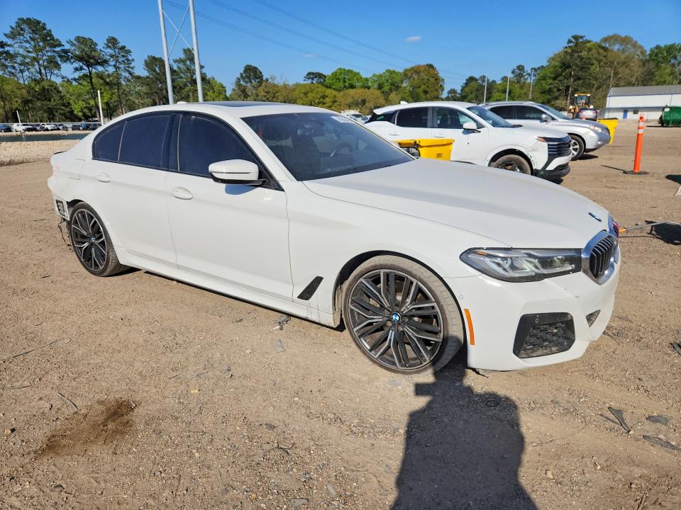 2021 BMW 5 series VIN WBA53BH0XMWX24811 COPART salvage auction — REAR END, Id - Salvage Certificate Of Title, sold $19,700 on 2026-07-10 (photo 4)
