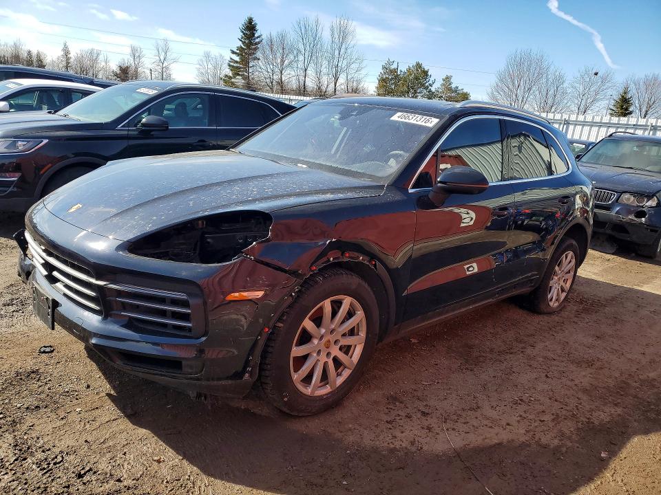 2023 Porsche Cayenne VIN WP1AA2AY4PDA06984 COPART salvage auction — FRONT END, Salvage Title, sold $31,250 on 2026-08-04 (photo 1)