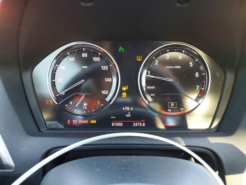 2020 BMW 2er VIN WBA2J1C04L7D91530 COPART salvage auction — FRONT END, CA - SALVAGE CERTIFICATE, sold $5,300 on 2026-07-15 (photo 9)