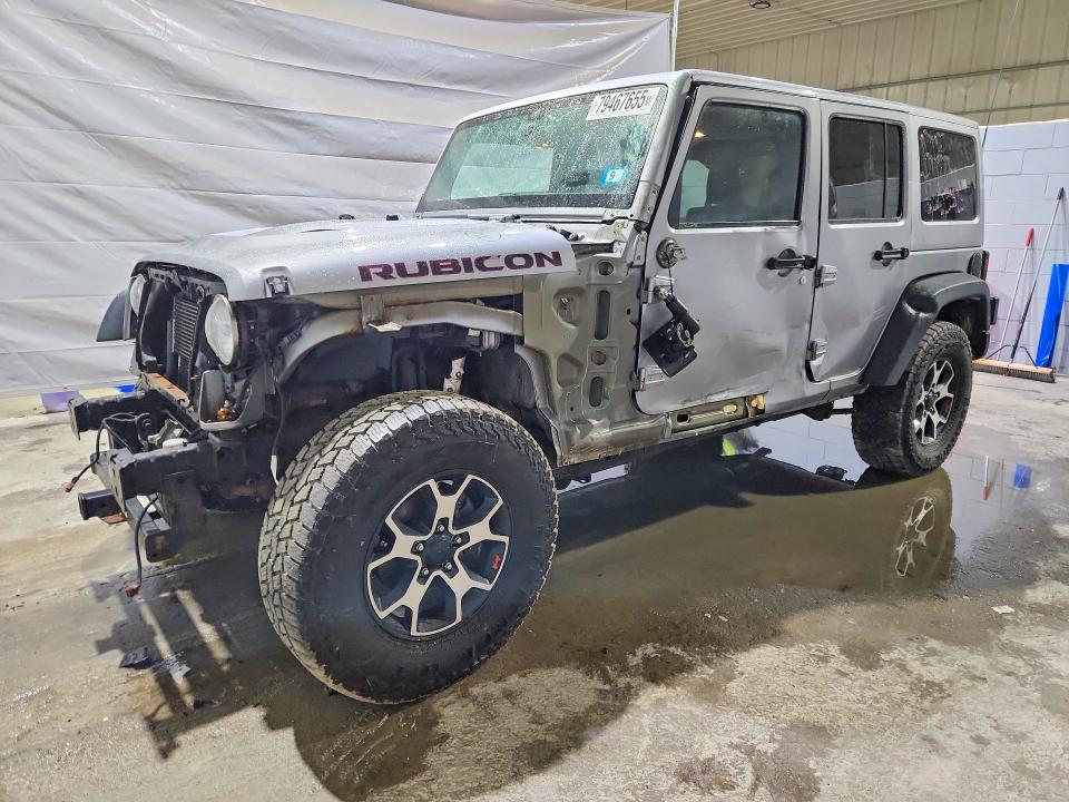 2015 Jeep Wrangler / VIN 1C4BJWFG1FL726048 COPART salvage auction — FRONT END, Nh - Cert Of Title-Salvage, sold $100 on 2026-07-28 (photo 1)