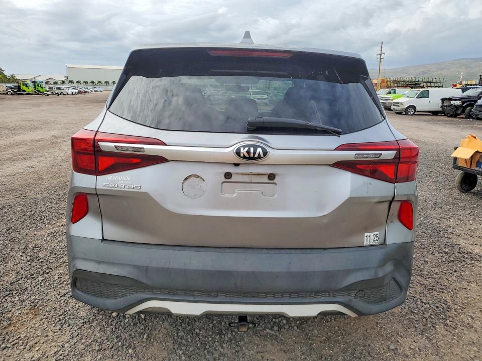 2021 Kia Seltos VIN KNDEPCAA3M7096889 COPART salvage auction — REAR END, Hi - Certificate Of Title, sold $25 on 2026-07-20 (photo 6)