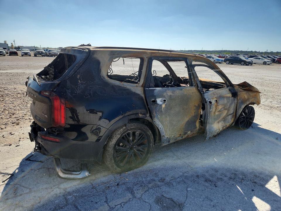 2020 Kia Telluride VIN 5XYP54HC3LG041999 COPART salvage auction — Burn, TX - NONREPAIRABLE TITLE, sold $90 on 2026-07-02 (photo 3)
