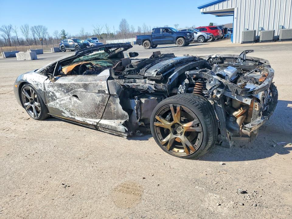 2007 Lamborghini Gallardo VIN ZHWGU22T37LA04553 COPART salvage auction — BURN, Co - Salvage Title, sold $15,000 on 2026-07-27 (photo 2)