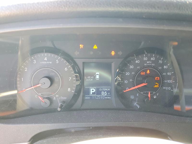 2015 Toyota Sienna VIN 5TDKK3DC7FS561729 COPART salvage auction — FRONT END, Md - Cert Of Salvage > 75% Damage, sold $4,050 on 2026-07-06 (photo 9)