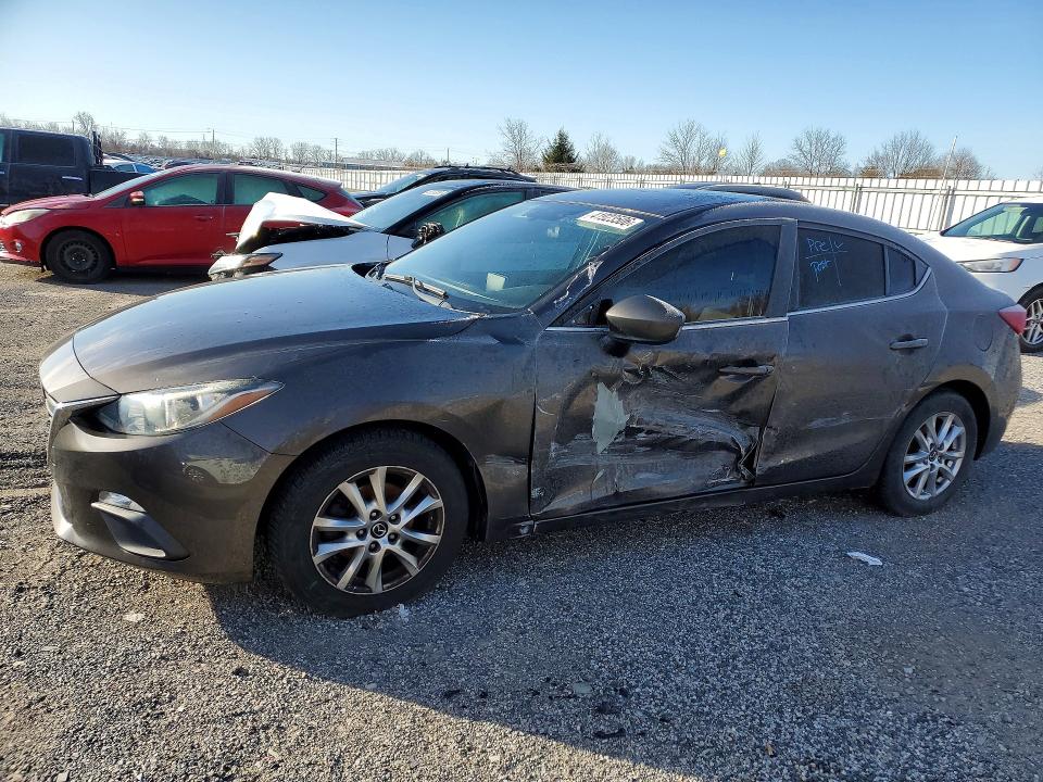 2014 Mazda 3 VIN 3MZBM1V73EM103505 — COPART salvage auction photo