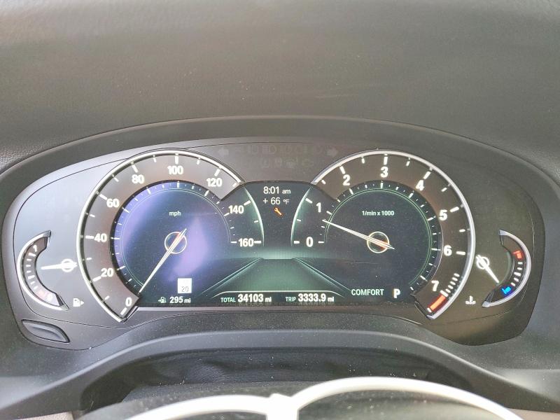 2019 BMW X3 VIN 5UXTR7C56KLR44422 COPART salvage auction — FRONT END, Nc - Salvage Certificate Of Title, sold $7,300 on 2026-07-20 (photo 9)