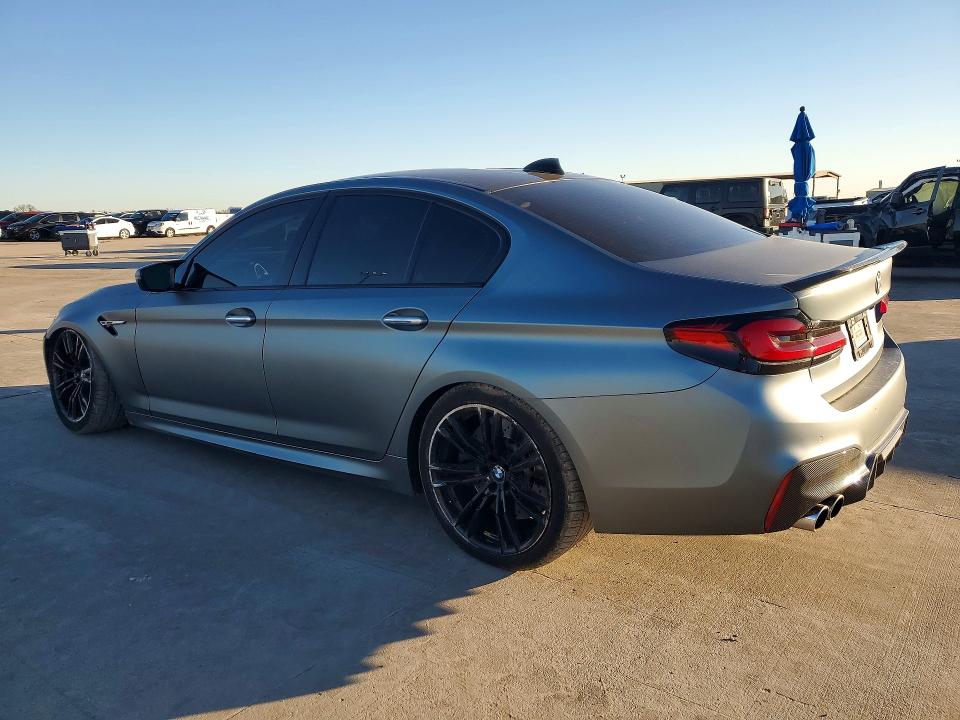 2018 BMW M5 VIN WBSJF0C52JB282425 COPART salvage auction — UNDERCARRIAGE, TX - SALVAGE VEHICLE TITLE, sold $21,500 on 2026-07-06 (photo 2)