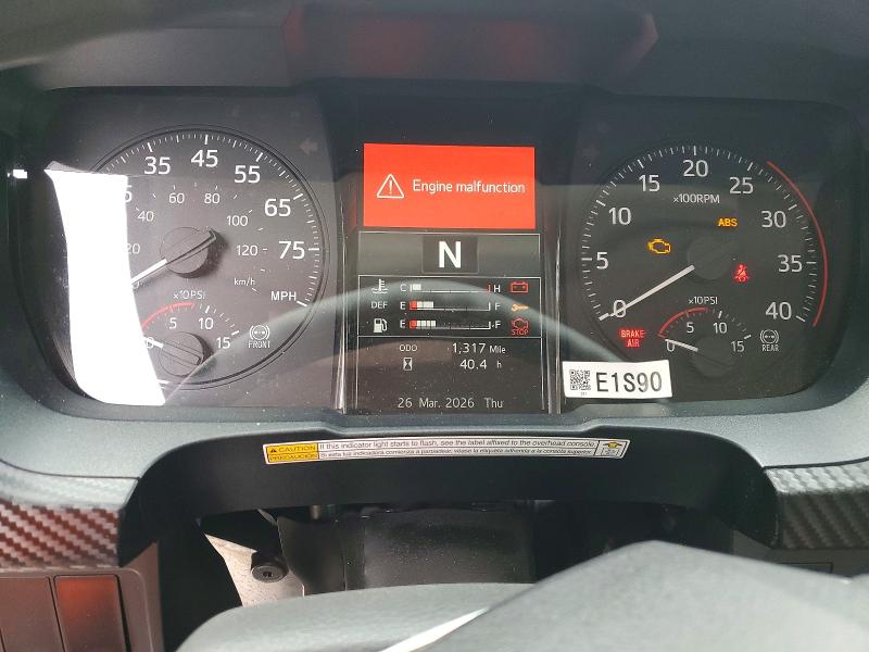 2026 Hino Hino l7 VIN 5PVNV7GMXT5T50011 COPART salvage auction — FRAME DAMAGE, MA - CERT OF TITLE-SALVAGE, sold $1,350 on 2026-07-30 (photo 8)