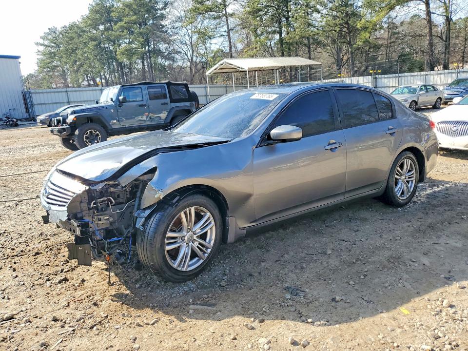 2010 Infiniti G37 VIN JN1CV6AR8AM454654 COPART salvage auction — FRONT END, Ga - Cert Of Title-Salvage, sold $300 on 2026-07-24 (photo 1)