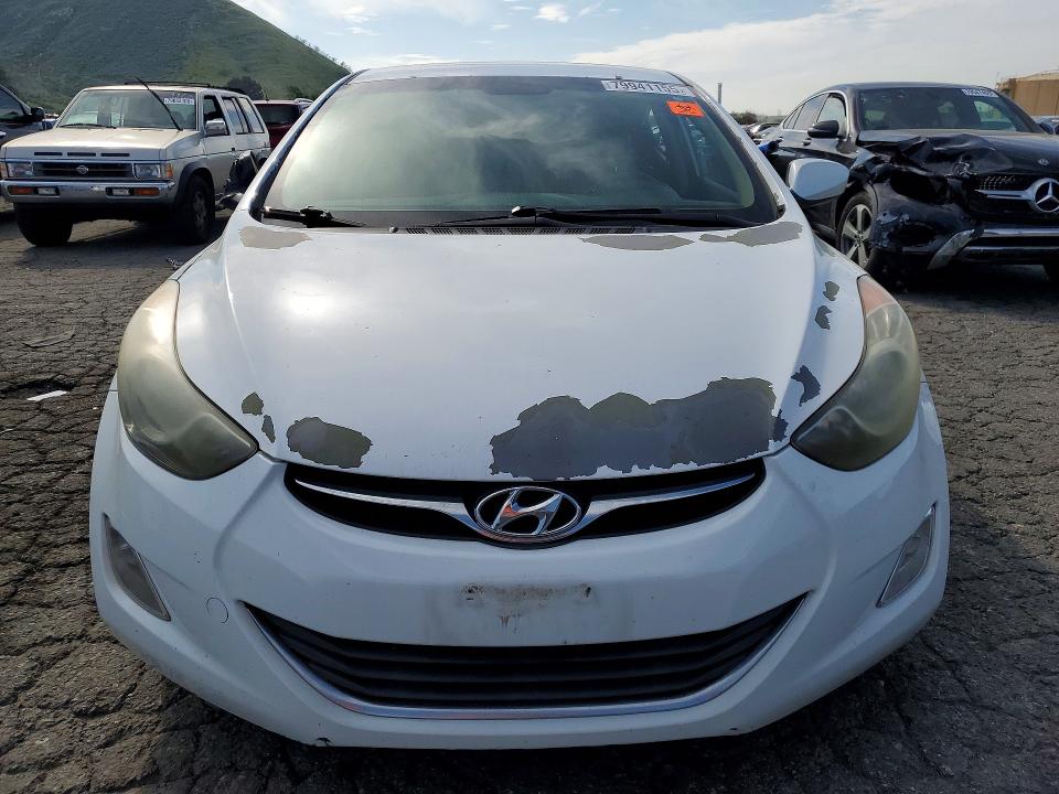 2013 Hyundai Elantra VIN 5NPDH4AE5DH256283 COPART salvage auction — VANDALISM, Salvage Title, sold $850 on 2026-07-30 (photo 5)
