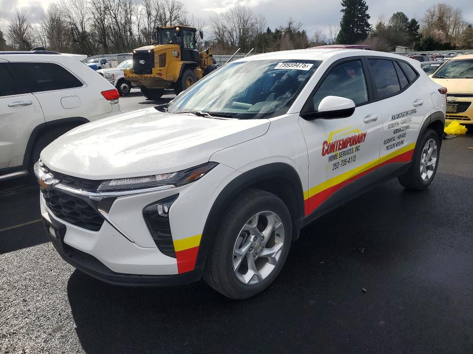 2024 Chevrolet Trax VIN KL77LFE24RC217580 COPART salvage auction — REAR END, Or - Salvage Title Certificate, sold $4,400 on 2026-07-13 (photo 1)