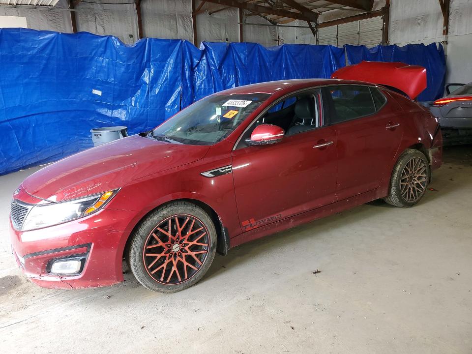 2014 Kia Optima VIN 5XXGR4A67EG333848 COPART salvage auction — REAR END, Ky - Bill Of Sale/Part Only/No Titl, sold $500 on 2026-07-06 (photo 1)