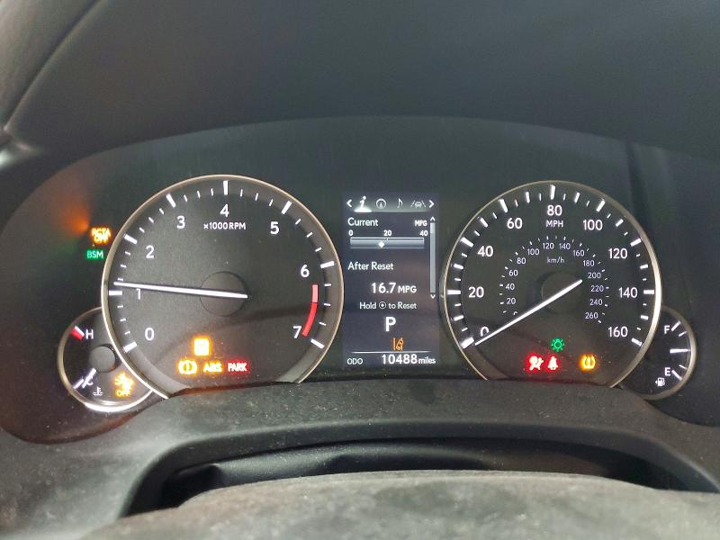2022 Lexus VIN JTJJZKFA8N2043127 COPART salvage auction — FRONT END, Nc - Salvage Certificate Of Title, sold $31,250 on 2026-07-29 (photo 9)
