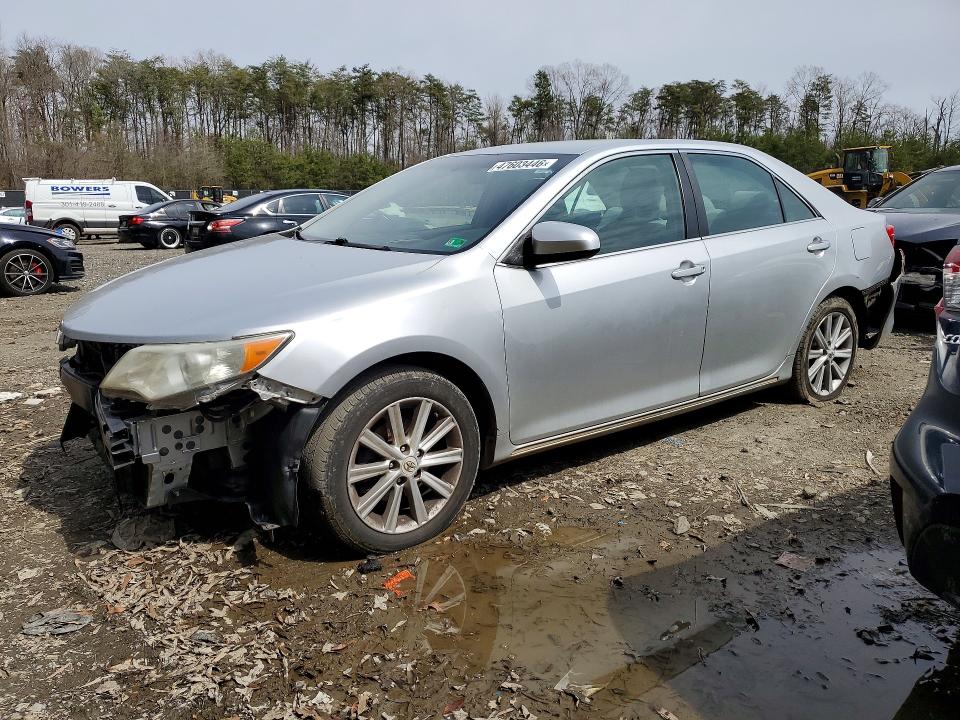 2012 Toyota Camry VIN 4T4BF1FK5CR221145 COPART salvage auction — FRONT END, Md - Parts Only-No Title Letter, sold $875 on 2026-09-11 (photo 1)