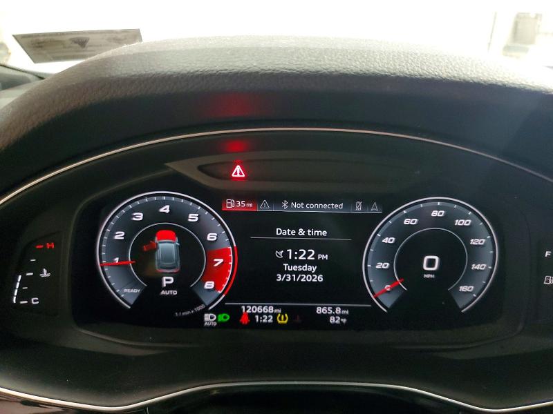 2021 Audi Q8 VIN WA1EVAF10MD021050 COPART salvage auction — MINOR DENT/SCRATCHES, Wv - Dealer Only Clean Title (P), sold $23,000 on 2026-07-07 (photo 9)