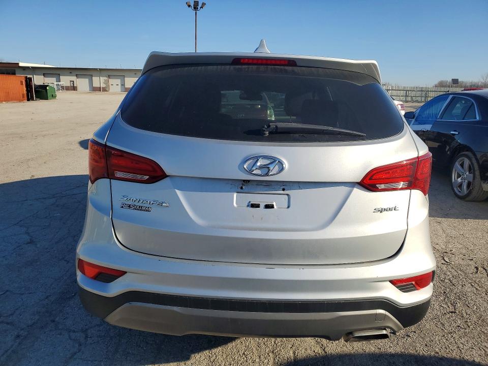 2017 Hyundai Santa fe VIN 5XYZT3LB9HG409374 COPART salvage auction — FRONT END, In - Cert Of Title-Salvage Title, sold $2,350 on 2026-07-28 (photo 6)