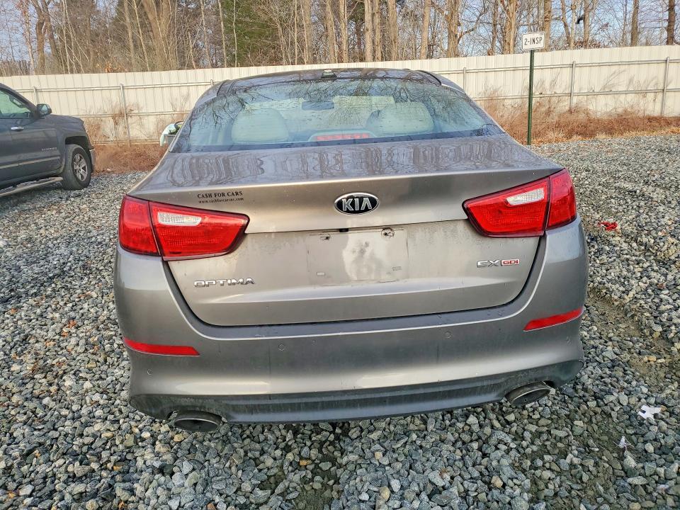 2015 Kia Optima VIN 5XXGN4A72FG517424 COPART salvage auction — FRONT END, Nc - Salvage Certificate Of Title, sold $1,400 on 2026-07-15 (photo 6)
