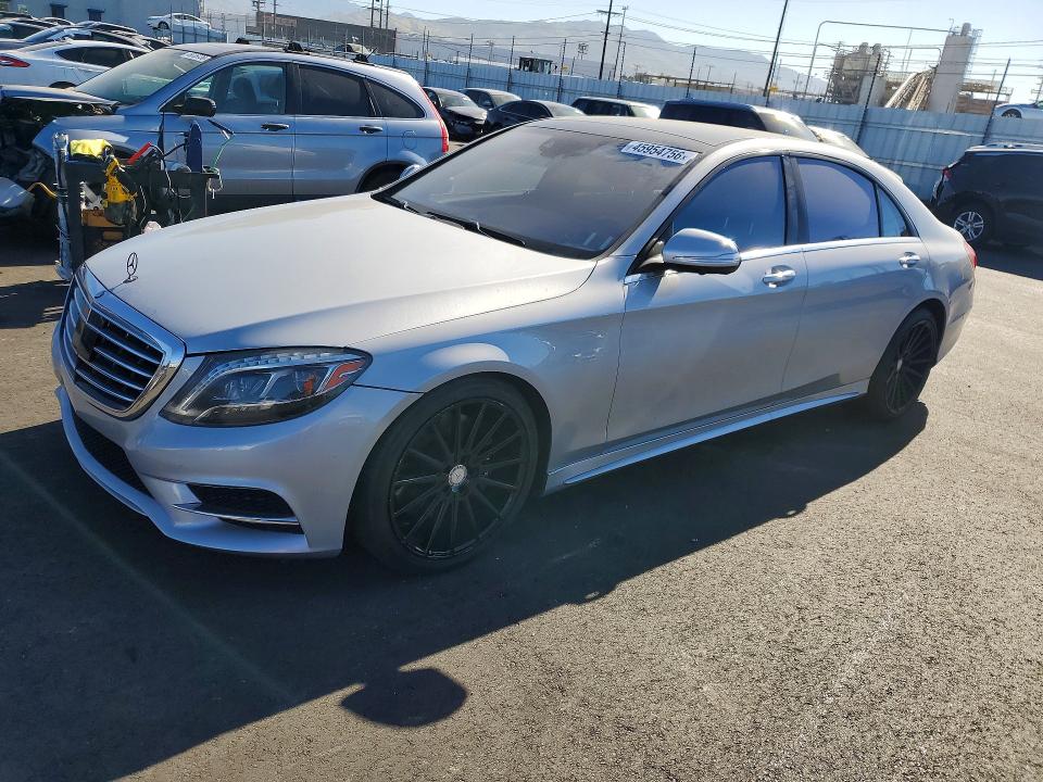 2015 Mercedes-benz S class VIN WDDUG8CB6FA087582 COPART salvage auction — MINOR DENT/SCRATCHES, CA - DIS/DLR/EXP ONLY CLEAN TITLE, sold $5,700 on 2026-07-27 (photo 1)