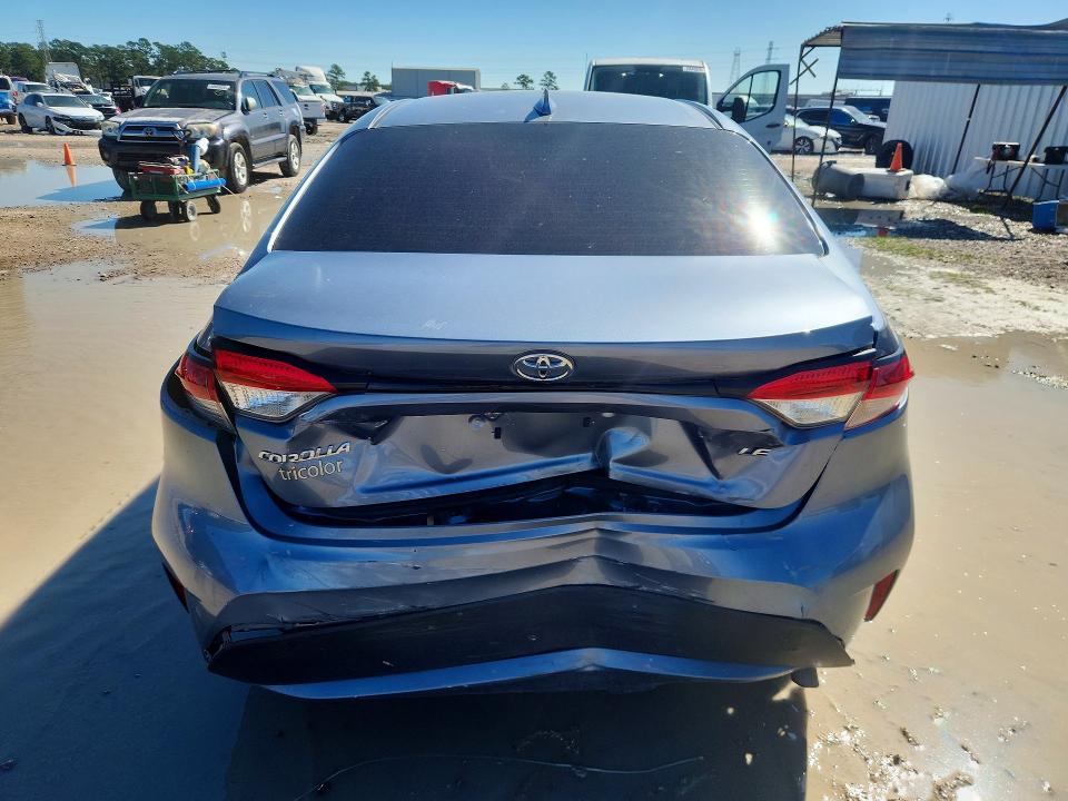 2022 Toyota Corolla VIN 5YFEPMAE7NP370233 COPART salvage auction — REAR END, Tx - Salvage Vehicle Title, sold $4,650 on 2026-07-10 (photo 6)