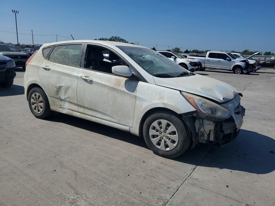 2015 Hyundai Accent VIN KMHCT5AE9FU225493 COPART salvage auction — FRONT END, Salvage Title, sold $175 on 2026-07-23 (photo 4)
