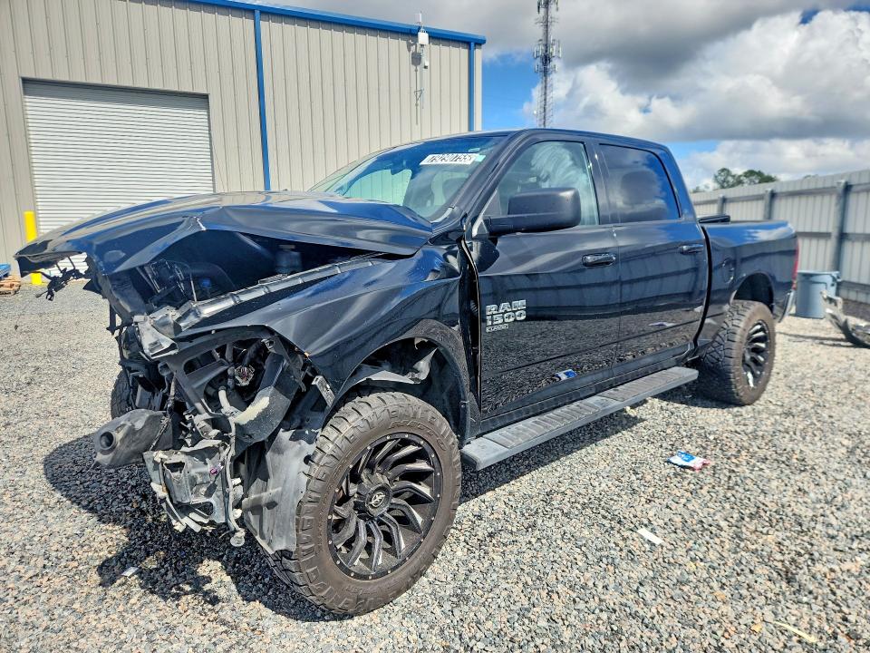 2021 Ram 1500 VIN 1C6RR6LG0MS529927 COPART salvage auction — FRONT END, Fl - Certificate Of Destruction, sold $2,300 on 2026-07-31 (photo 1)