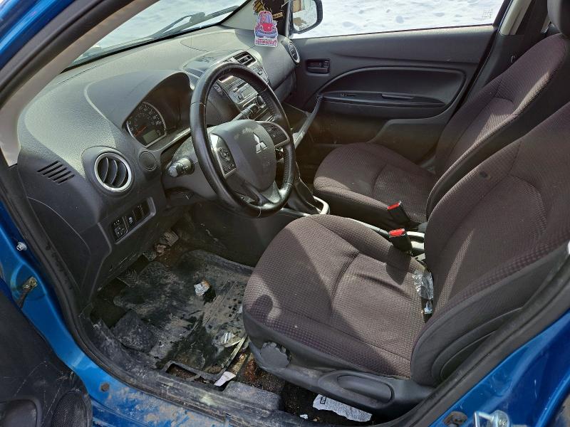 2014 Mitsubishi Mirage VIN ML32A4HJ2EH009823 COPART salvage auction — FRONT END, Qc - Gravement Accidente, sold $175 on 2026-07-07 (photo 7)