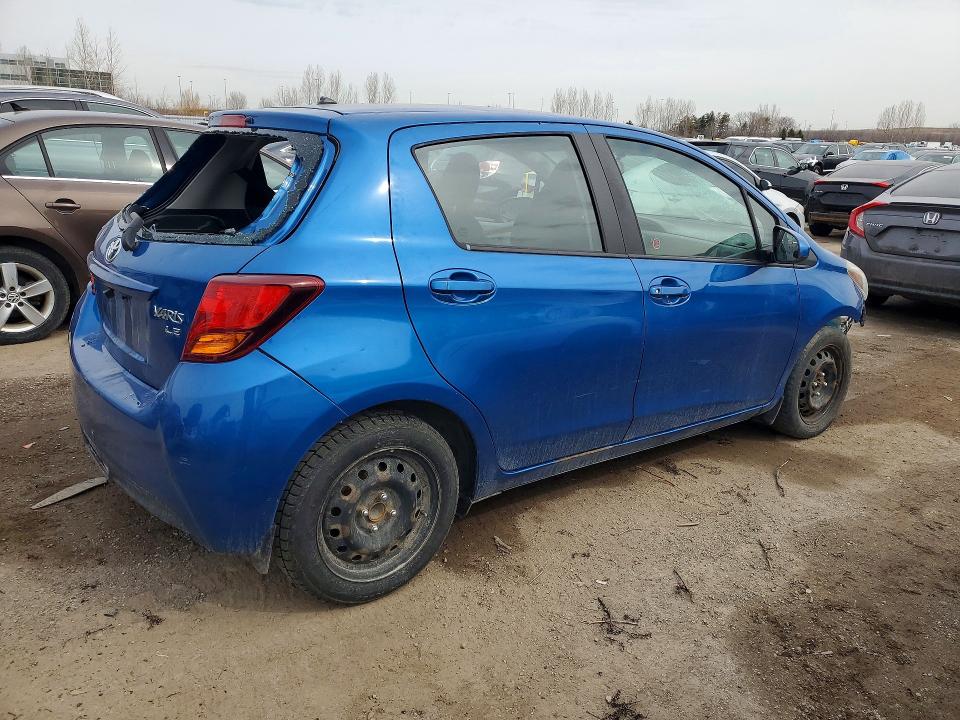 2015 Toyota Yaris VIN VNKKTUD33FA042295 COPART salvage auction — FRONT END, On - Permit Salvage, sold $2,200 on 2026-07-09 (photo 3)