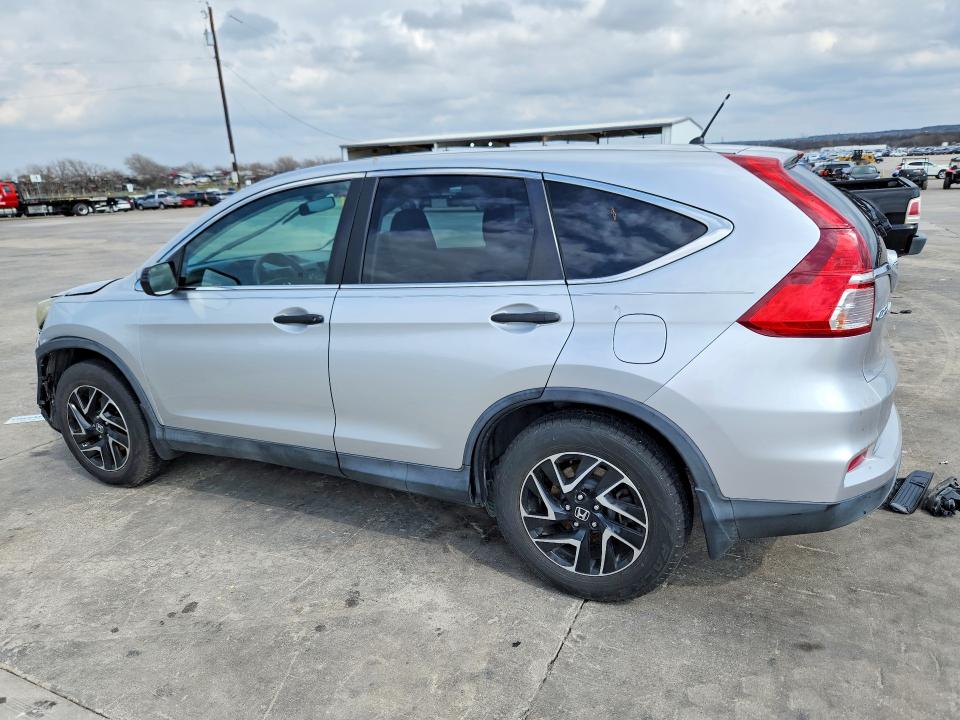 2016 Honda Cr-v VIN 2HKRM3H48GH567980 COPART salvage auction — FRONT END, Tx - Certificate Of Title, sold $5,600 on 2026-07-09 (photo 2)