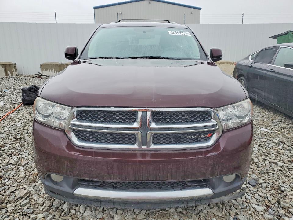 2012 Dodge Durango VIN 1C4RDHAG5CC306653 COPART salvage auction — FRONT END, In - Certificate Of Title (P), sold $500 on 2026-07-02 (photo 5)