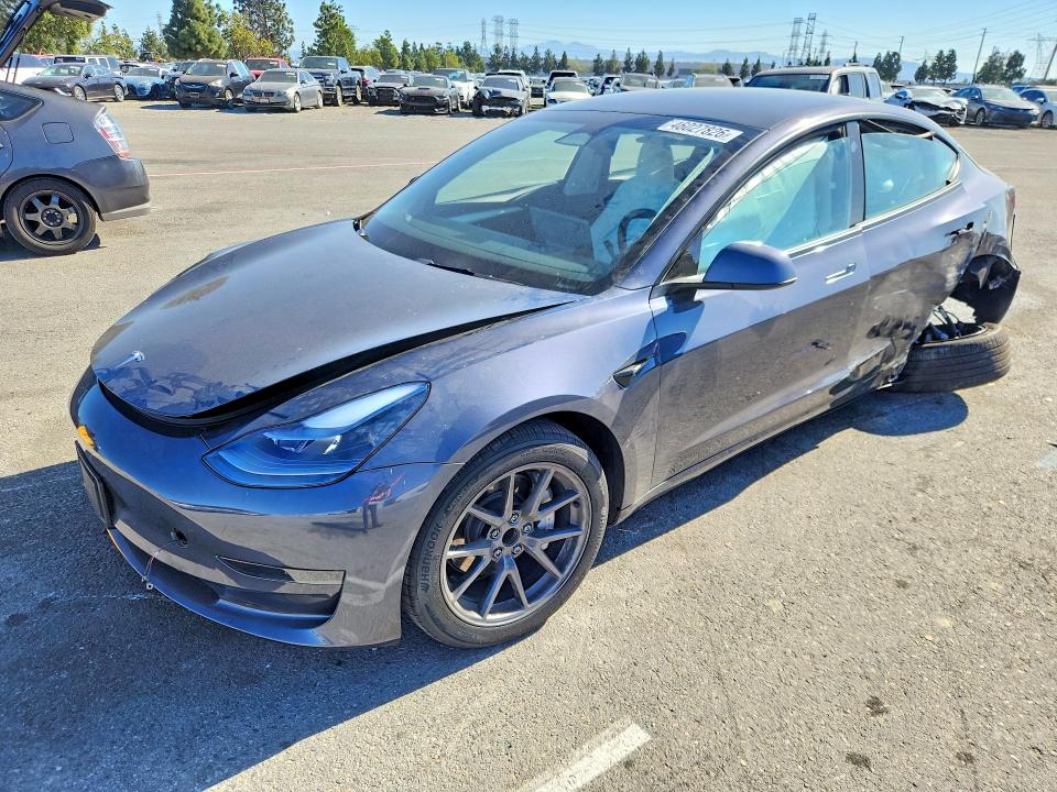 2023 Tesla Model 3 VIN 5YJ3E1EA1PF701227 COPART salvage auction — FRONT END, Salvage Title, sold $4,000 on 2026-07-09 (photo 1)