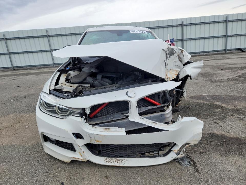 2018 BMW 3er VIN WBA8B9C55JEB30630 COPART salvage auction — FRONT END, Id - Salvage Certificate Of Title, sold $675 on 2026-07-15 (photo 5)