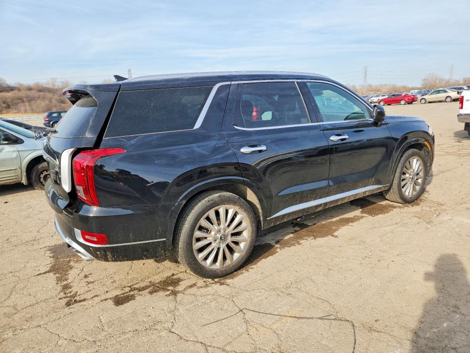 2020 Hyundai VIN KM8R5DHE5LU165938 COPART salvage auction — HAIL, Il - Salvage Certificate, sold $6,200 on 2026-07-08 (photo 3)