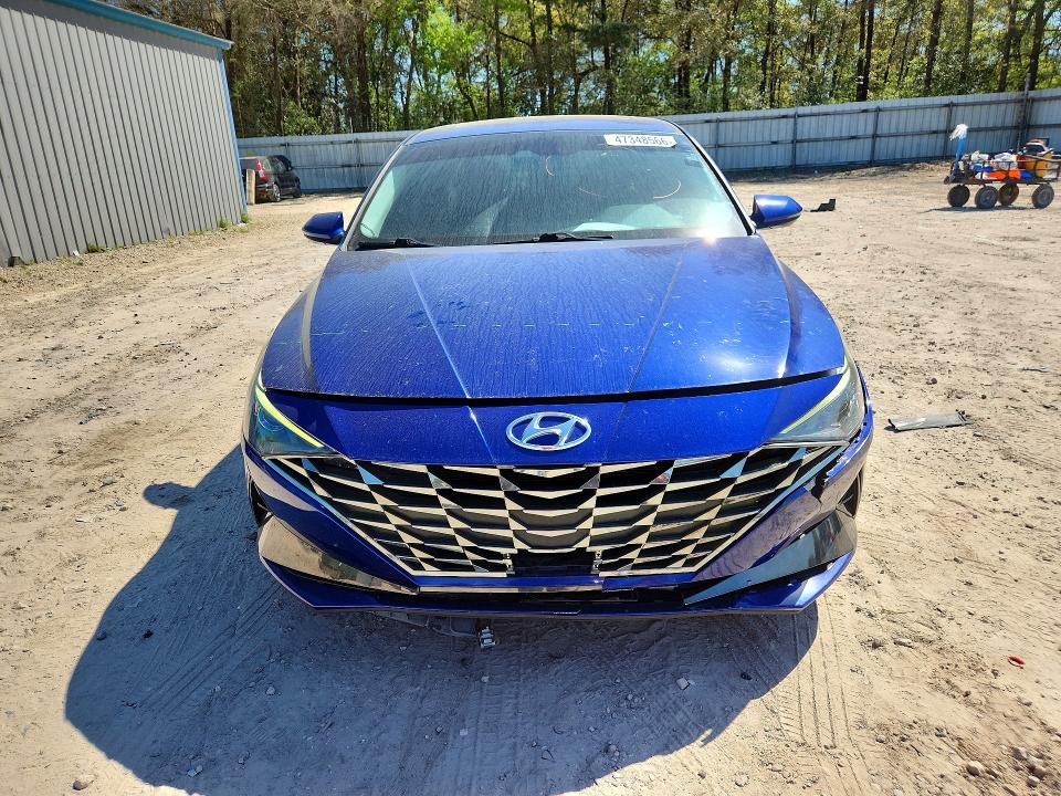 2021 Hyundai Elantra VIN 5NPLN4AG8MH023701 COPART salvage auction — FRONT END, Fl - Cert Of Title Slvg Rebuildable, sold $5,100 on 2026-07-06 (photo 5)