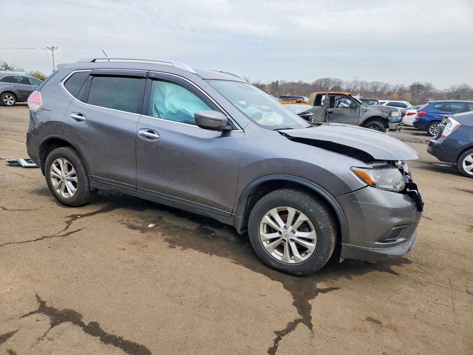 2016 Nissan Rogue VIN KNMAT2MV0GP700082 COPART salvage auction — FRONT END, Nh - Cert Of Title-Salvage, sold $650 on 2026-07-07 (photo 4)